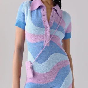 House of Sunny Good Vibrations Knit Romper